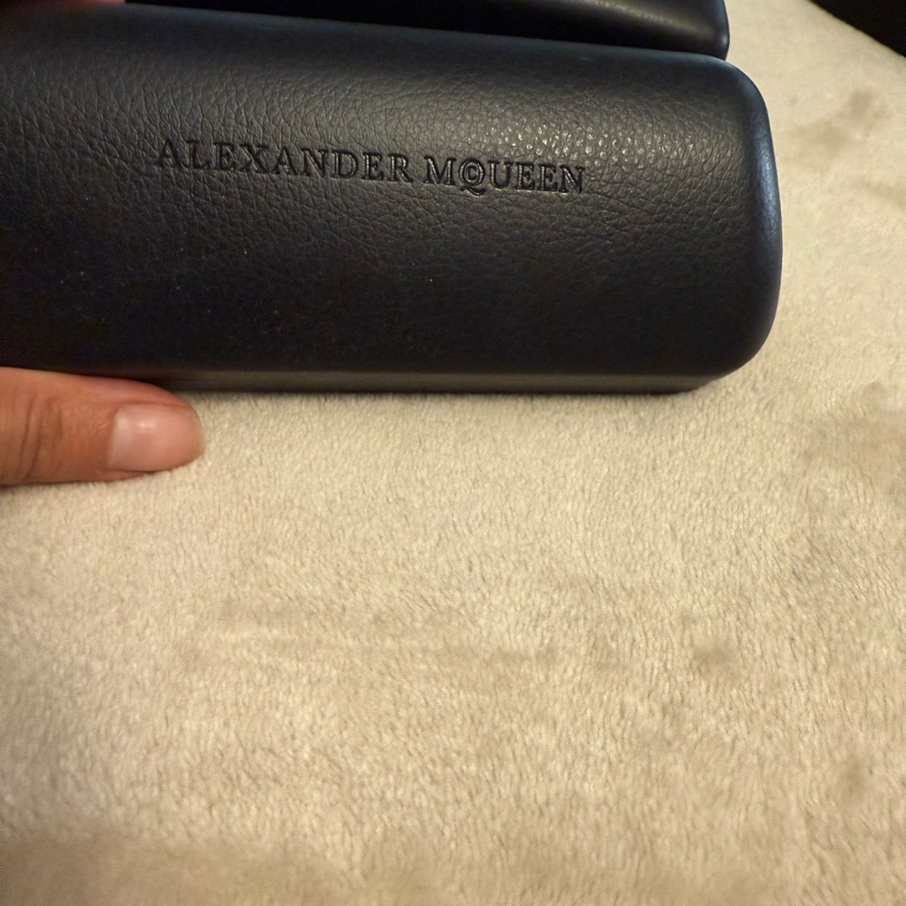Alexander McQueen Black Leather Pouch